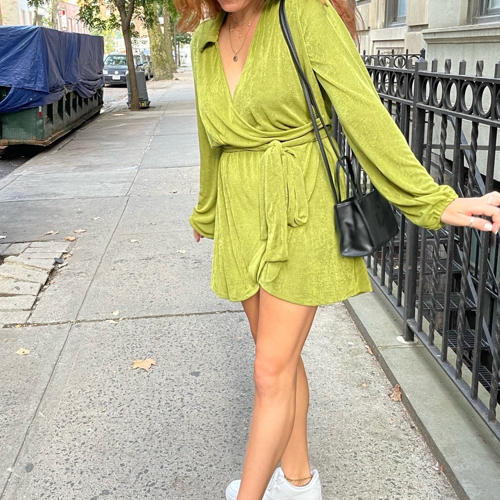 green Princess Polly dress